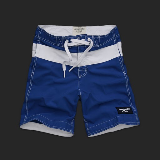 Abercrombie Fitch Hombres Nado Playa Cortos AF7667